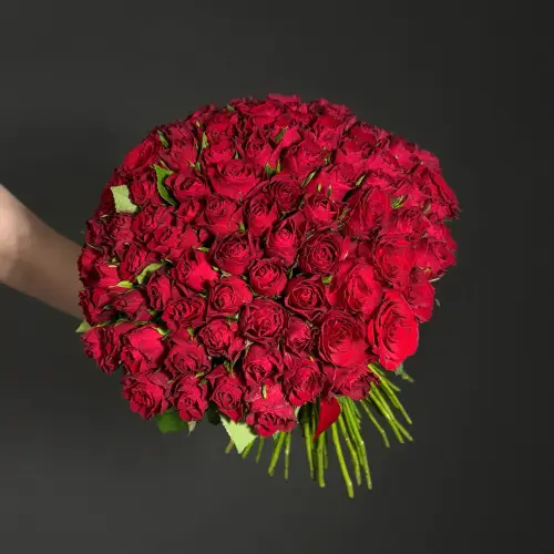 Букет из 101 красной кенийской розы